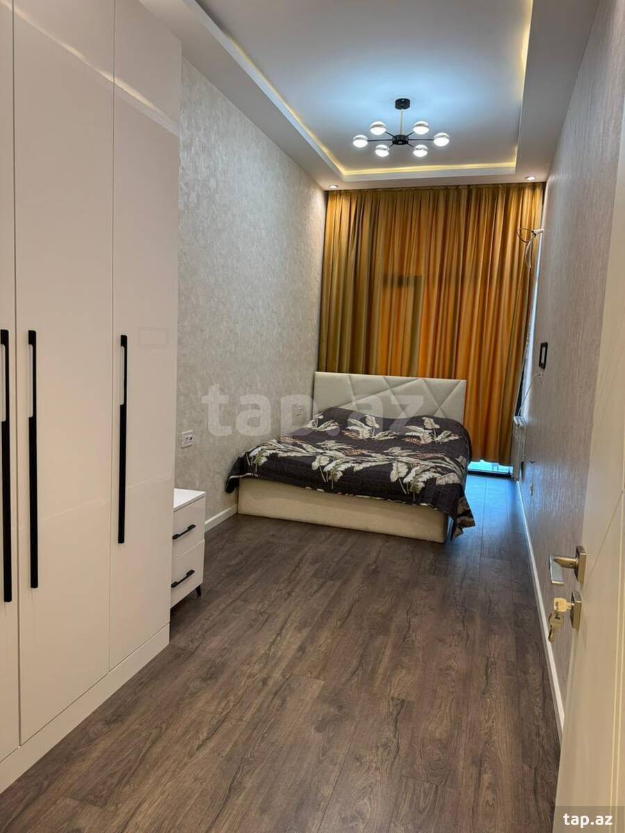 2-otaqlı yeni tikili kirayə verilir, Nəsimi r., 55 m²