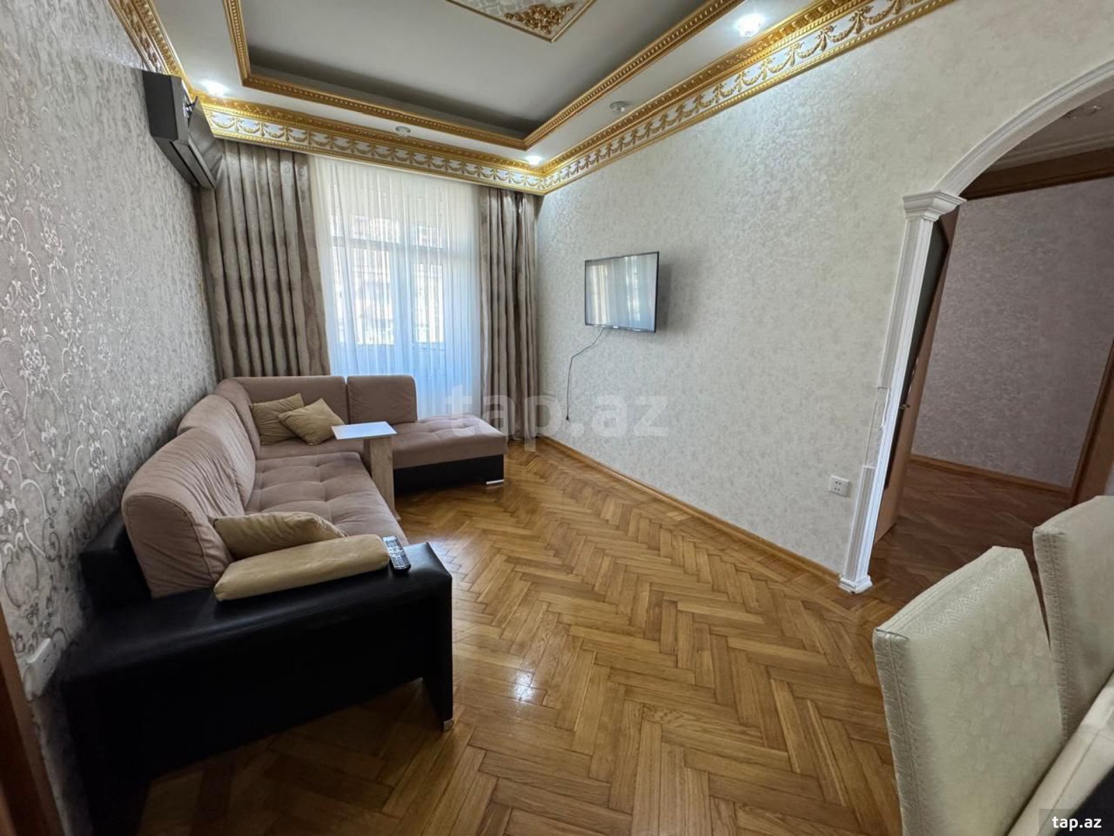 3-otaqlı mənzil kirayə verilir, N.Nərimanov m., 90 m²