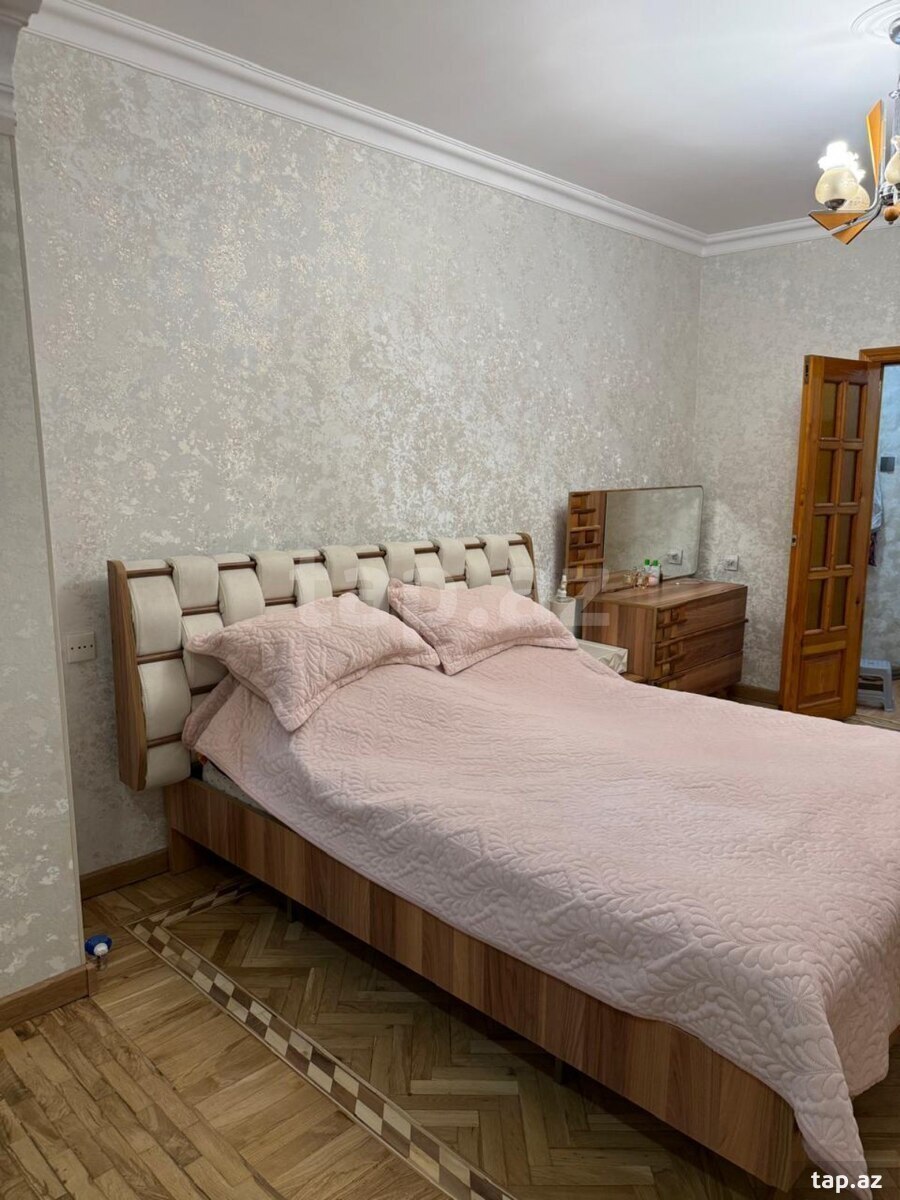 3-otaqlı mənzil kirayə verilir, N.Nərimanov m., 90 m²