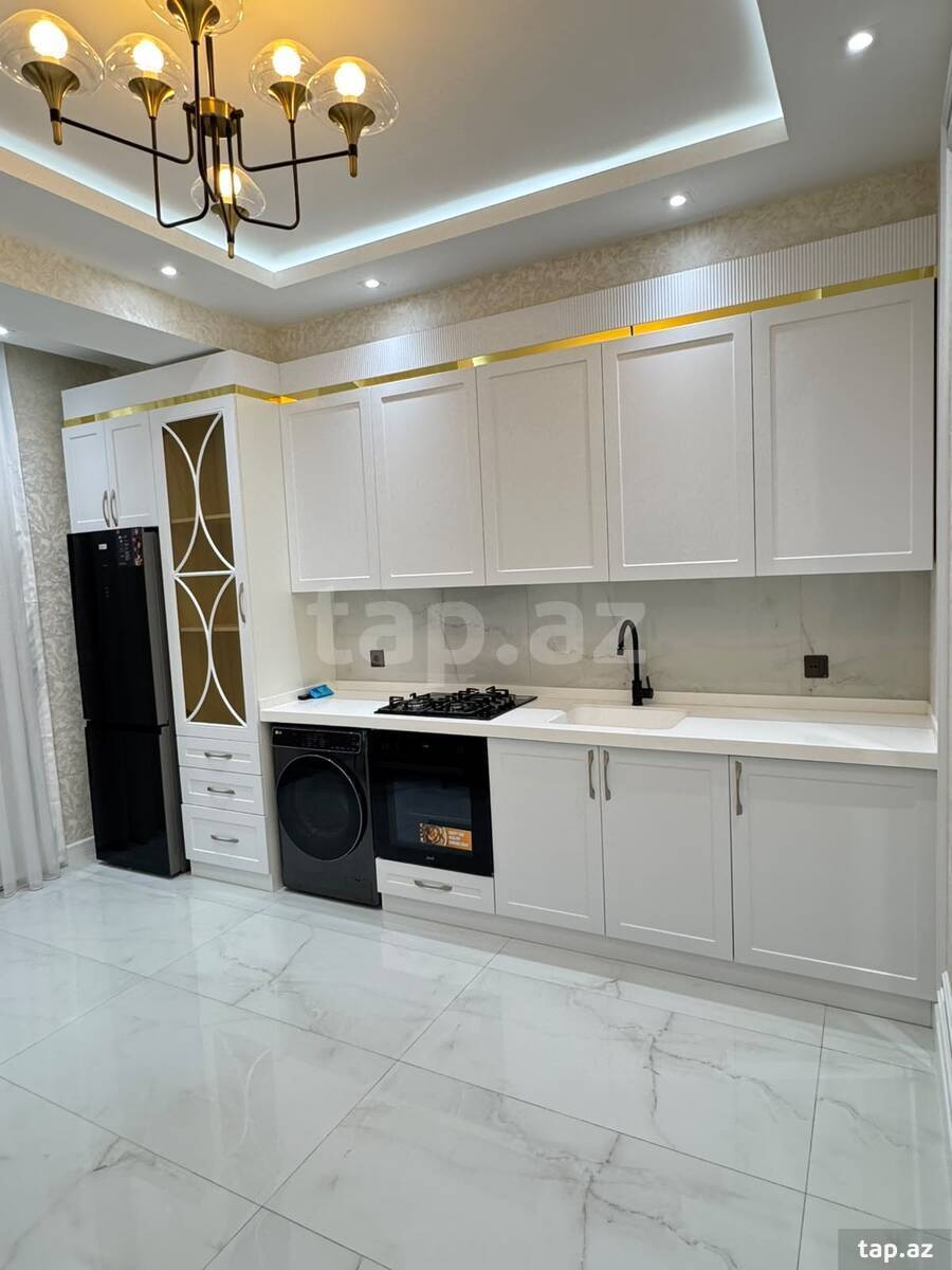 2-otaqlı yeni tikili kirayə verilir, N.Nərimanov m., 90 m²