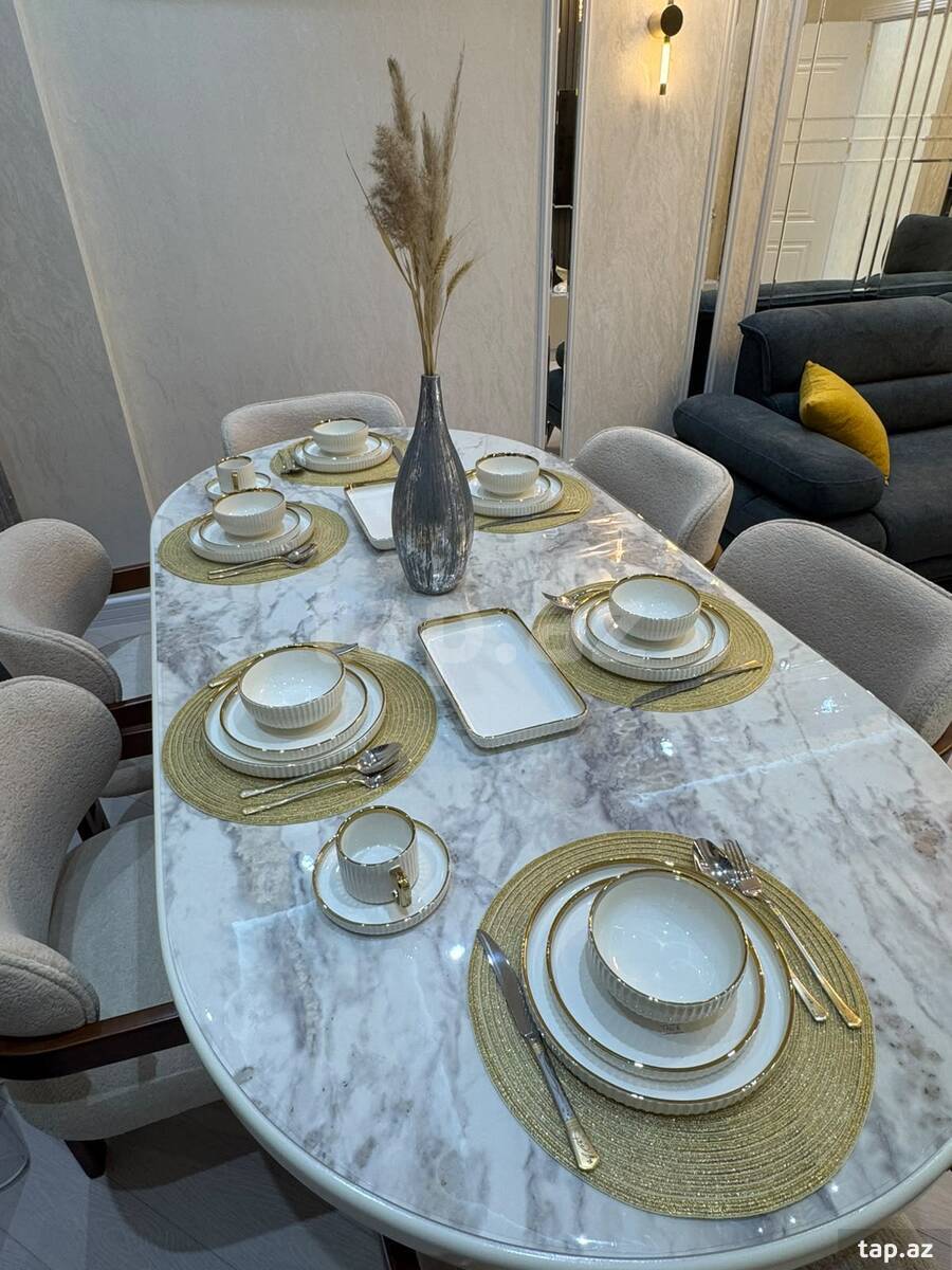 2-otaqlı yeni tikili kirayə verilir, N.Nərimanov m., 90 m²