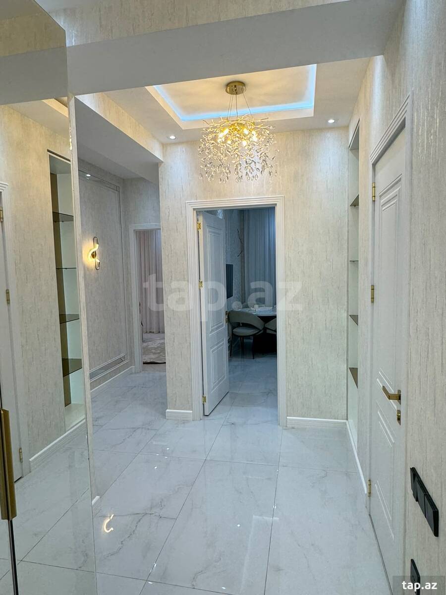 2-otaqlı yeni tikili kirayə verilir, N.Nərimanov m., 90 m²