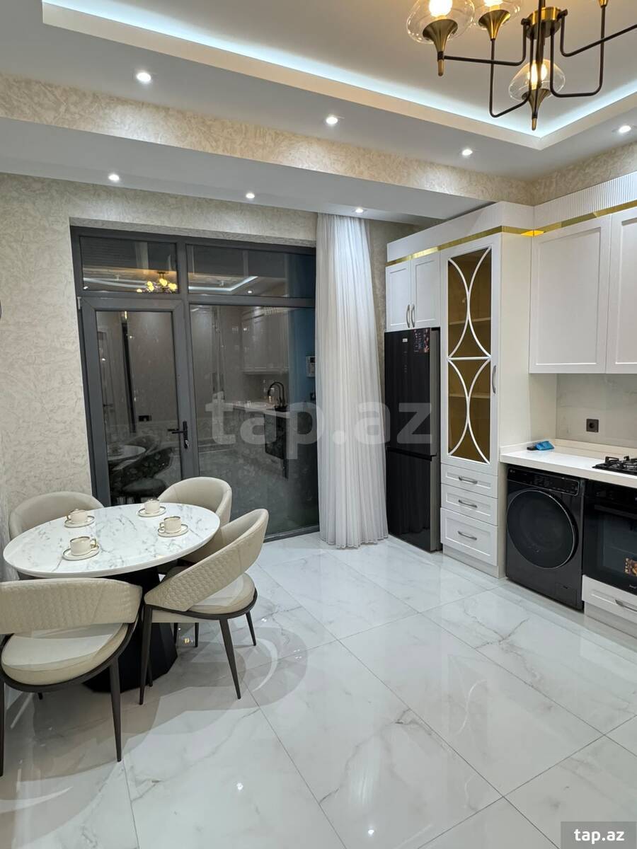 2-otaqlı yeni tikili kirayə verilir, N.Nərimanov m., 90 m²