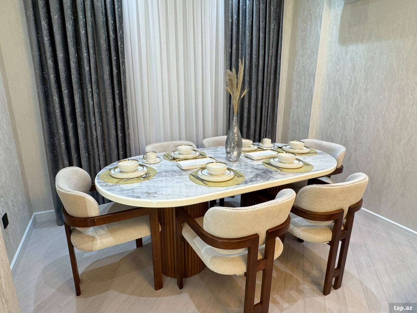 2-otaqlı yeni tikili kirayə verilir, N.Nərimanov m., 90 m²