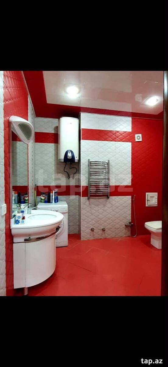 3-otaqlı mənzil kirayə verilir, Nərimanov r., 105 m²