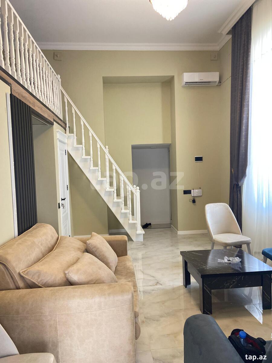 3-otaqlı mənzil kirayə verilir, Sahil m., 60 m²