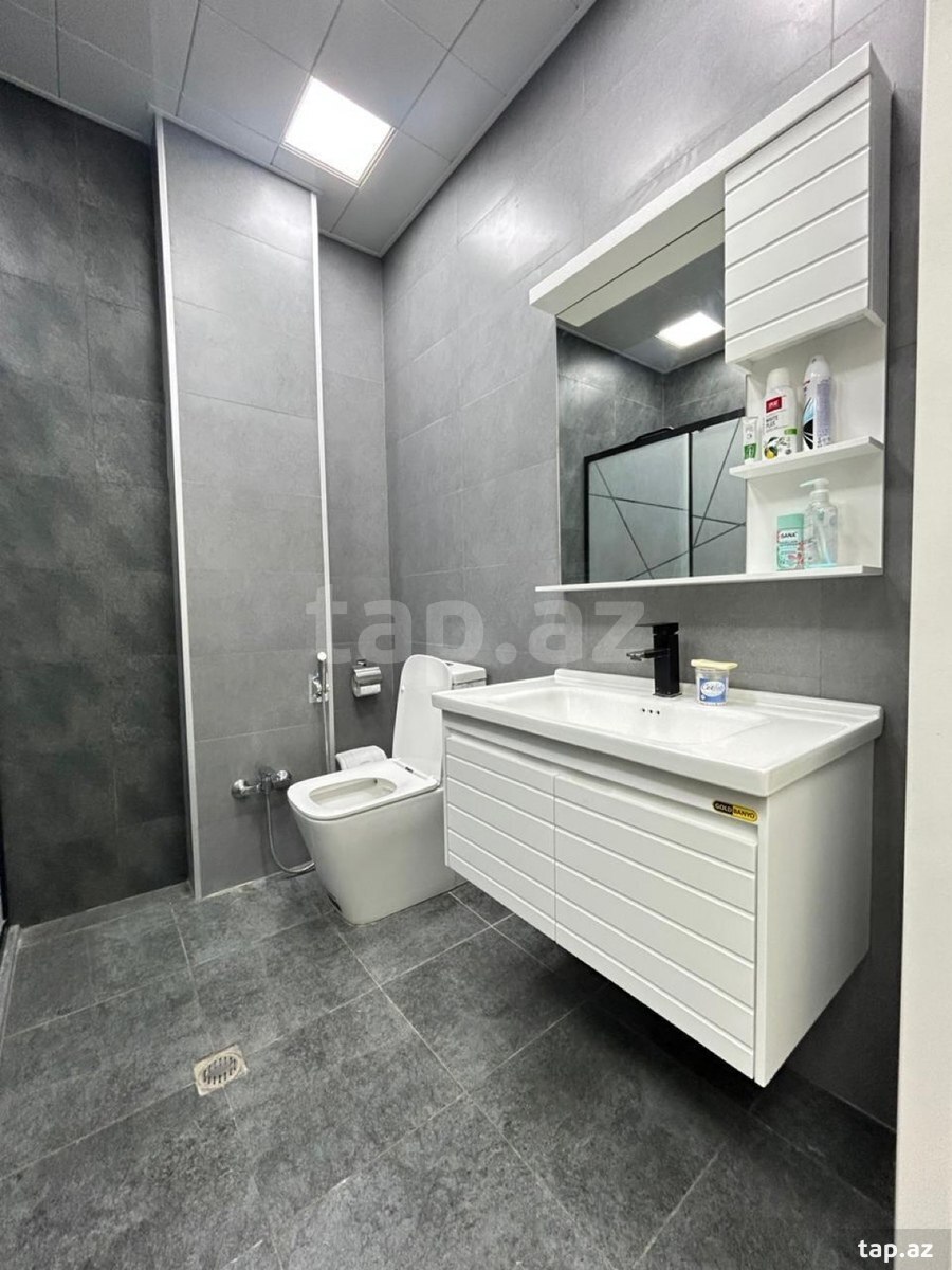 3-otaqlı yeni tikili kirayə verilir, Yasamal r., 70 m²