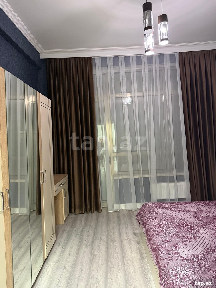 3-otaqlı yeni tikili kirayə verilir, Yasamal r., 70 m²