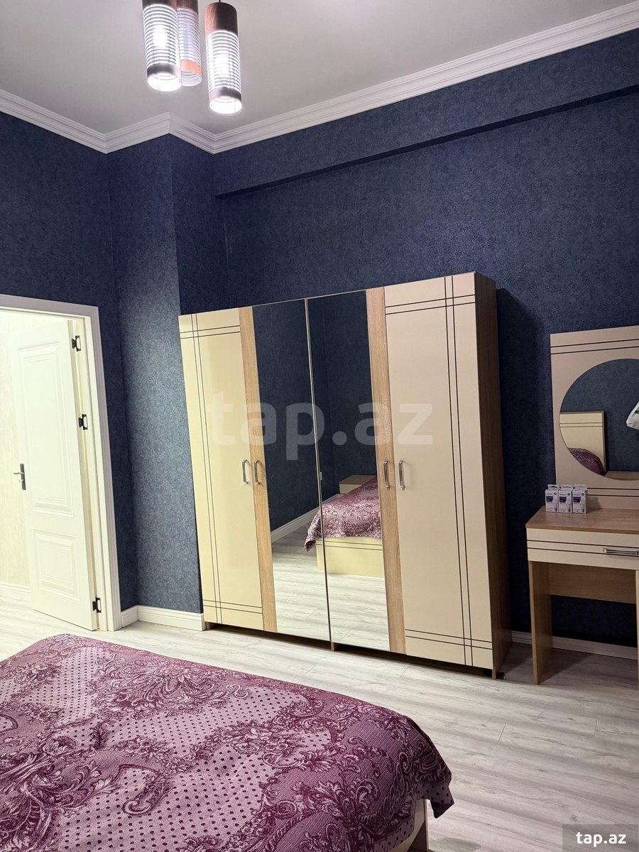 3-otaqlı yeni tikili kirayə verilir, Yasamal r., 70 m²
