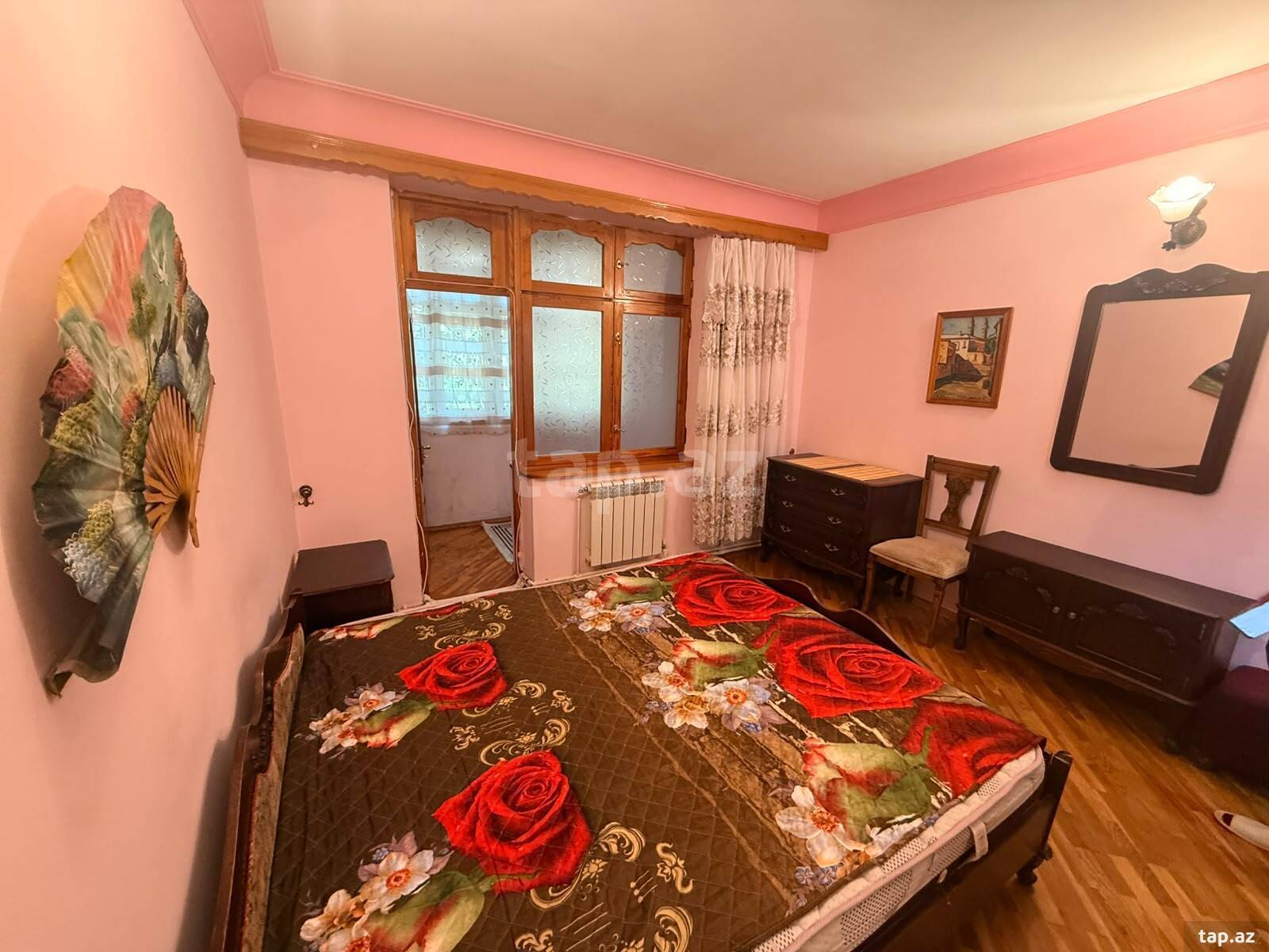 3-otaqlı mənzil kirayə verilir, N.Nərimanov m., 80 m²