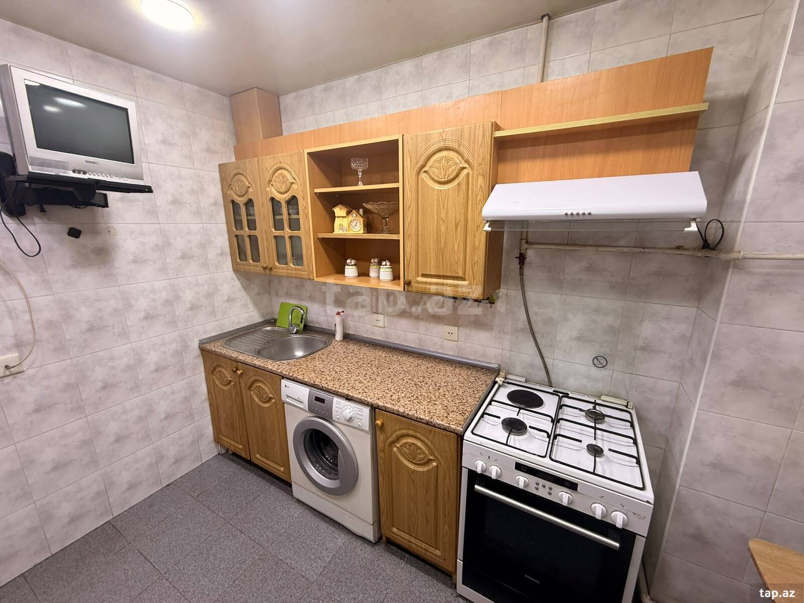 3-otaqlı mənzil kirayə verilir, N.Nərimanov m., 80 m²