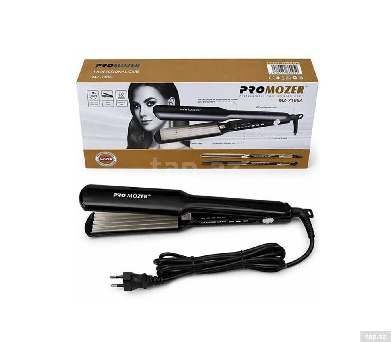 Promozer MZ-7105A saç ütüsü — 1