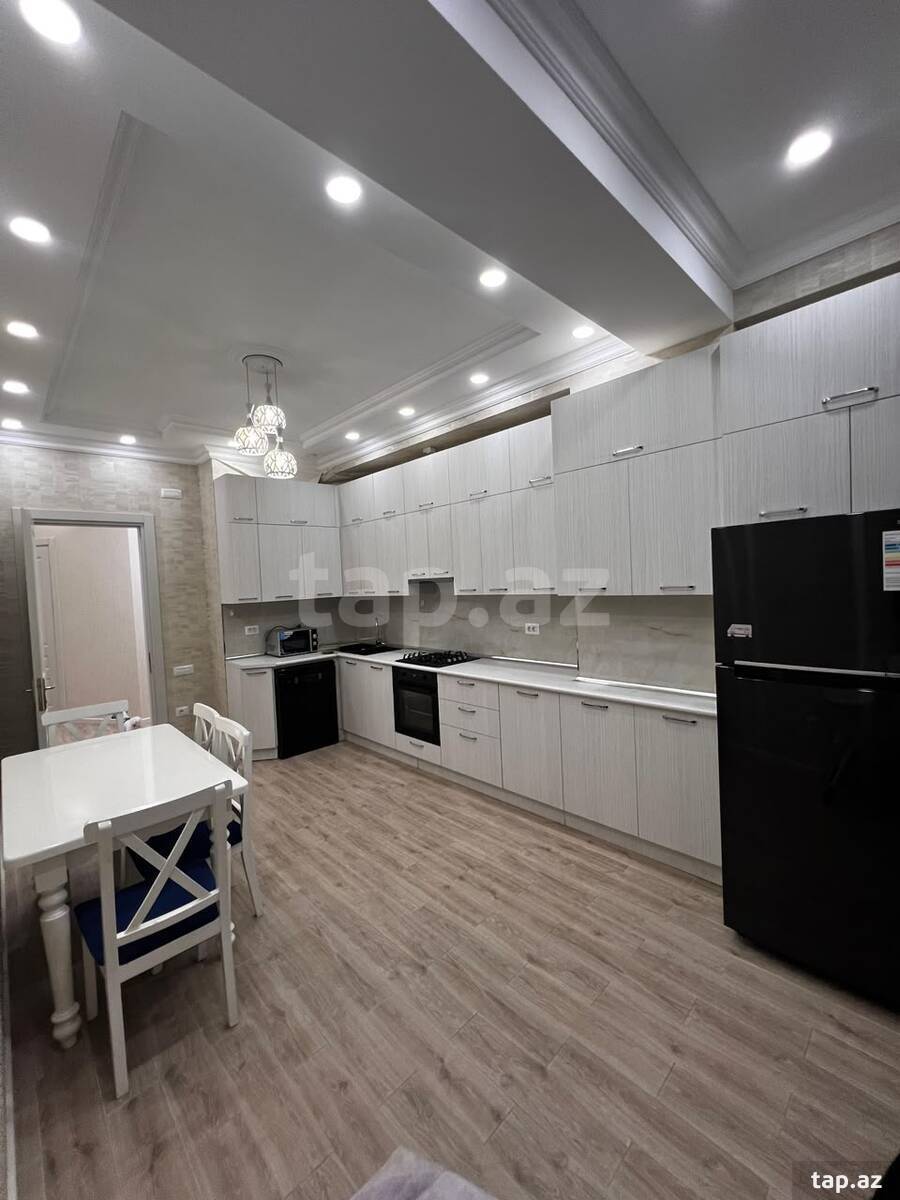 3-otaqlı yeni tikili kirayə verilir, Nərimanov r., 126 m²
