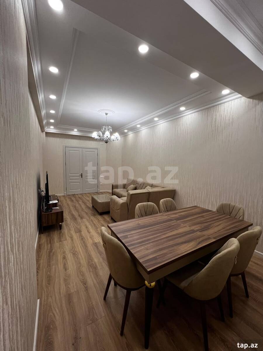3-otaqlı yeni tikili kirayə verilir, Nərimanov r., 126 m²