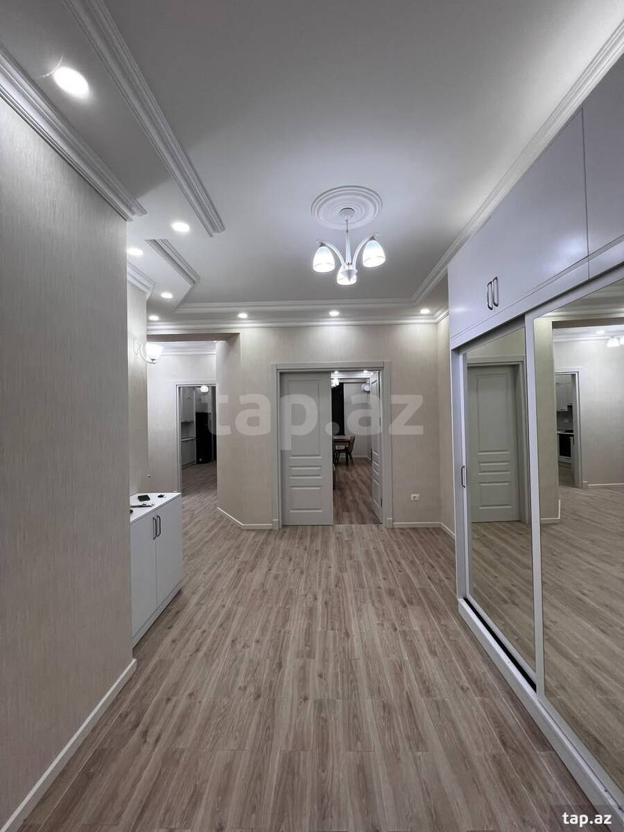 3-otaqlı yeni tikili kirayə verilir, Nərimanov r., 126 m²