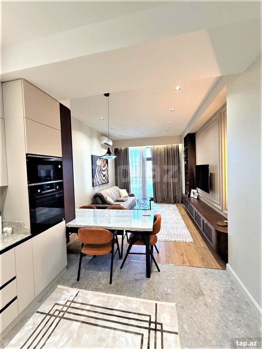 2-otaqlı yeni tikili kirayə verilir, Mərkəzi Bulvar küç., 90 m²