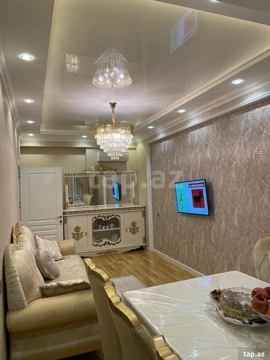 3-otaqlı yeni tikili, Əhmədli m., 90 m²