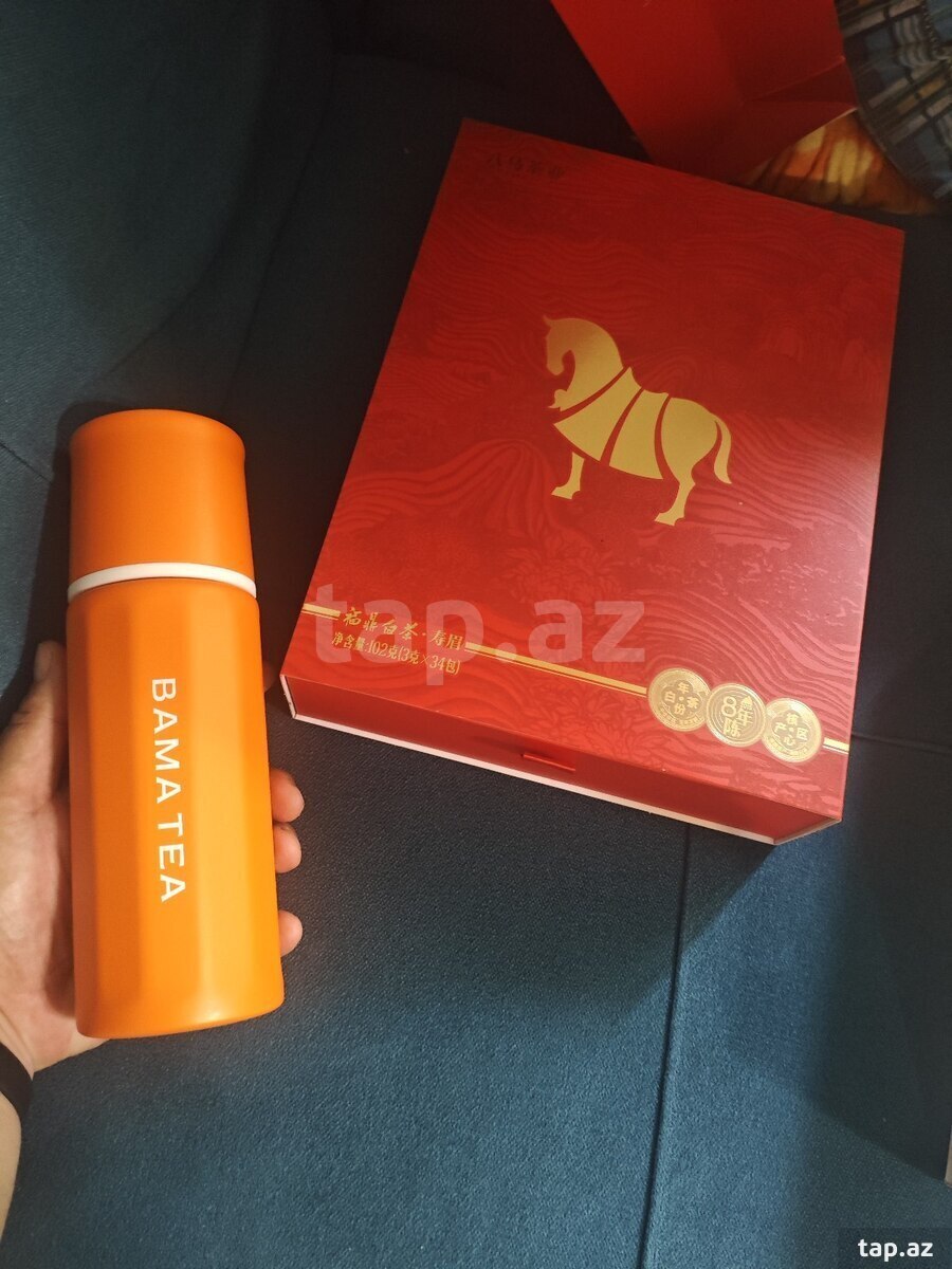 Bama Tea Premium termos və çay