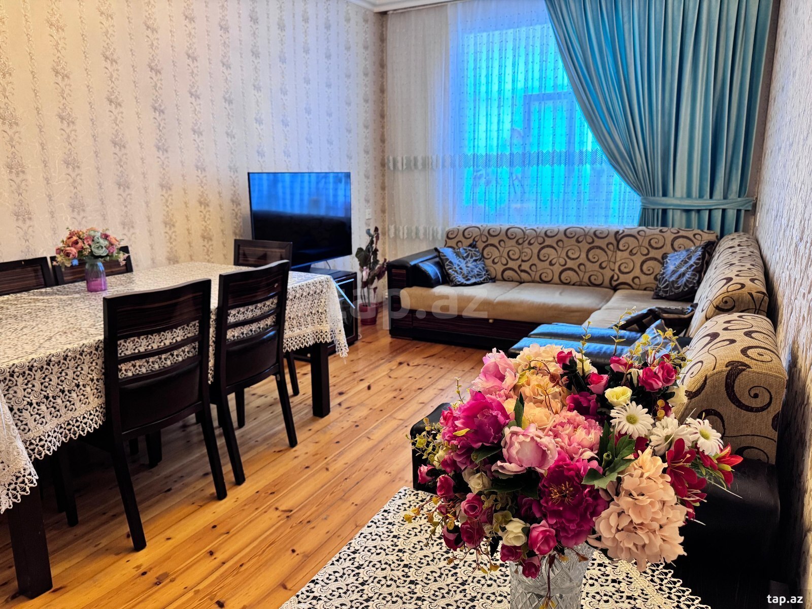 4-otaqlı mənzil, Əhmədli m., 105 m²