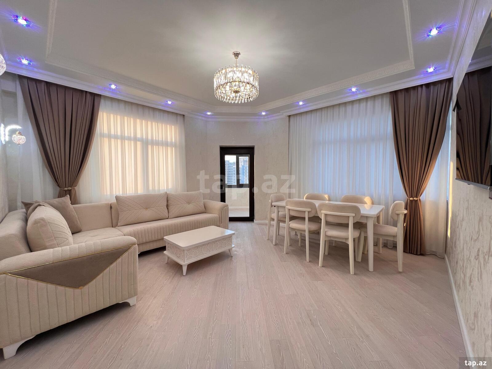 3-otaqlı yeni tikili kirayə verilir, Nəcəfqulu Rəfiyev küç., 100 m²