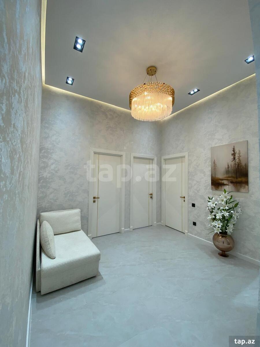 3-otaqlı yeni tikili kirayə verilir, N.Nərimanov m., 100 m²