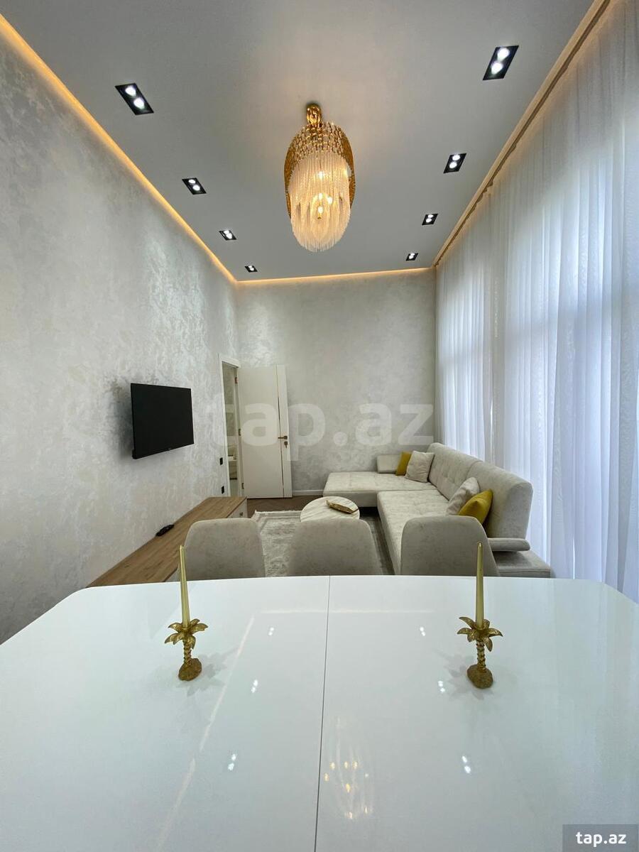 3-otaqlı yeni tikili kirayə verilir, N.Nərimanov m., 100 m²