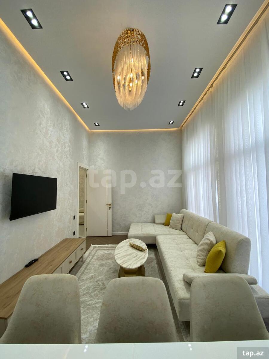 3-otaqlı yeni tikili kirayə verilir, N.Nərimanov m., 100 m²