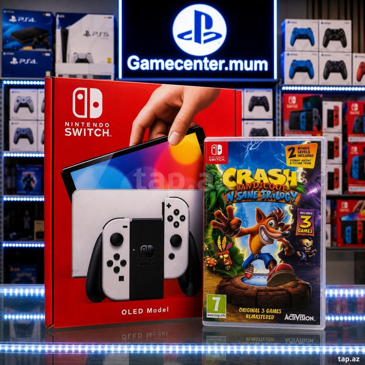 "Nintendo Swich Crash Nitro Trilogy" oyun diski