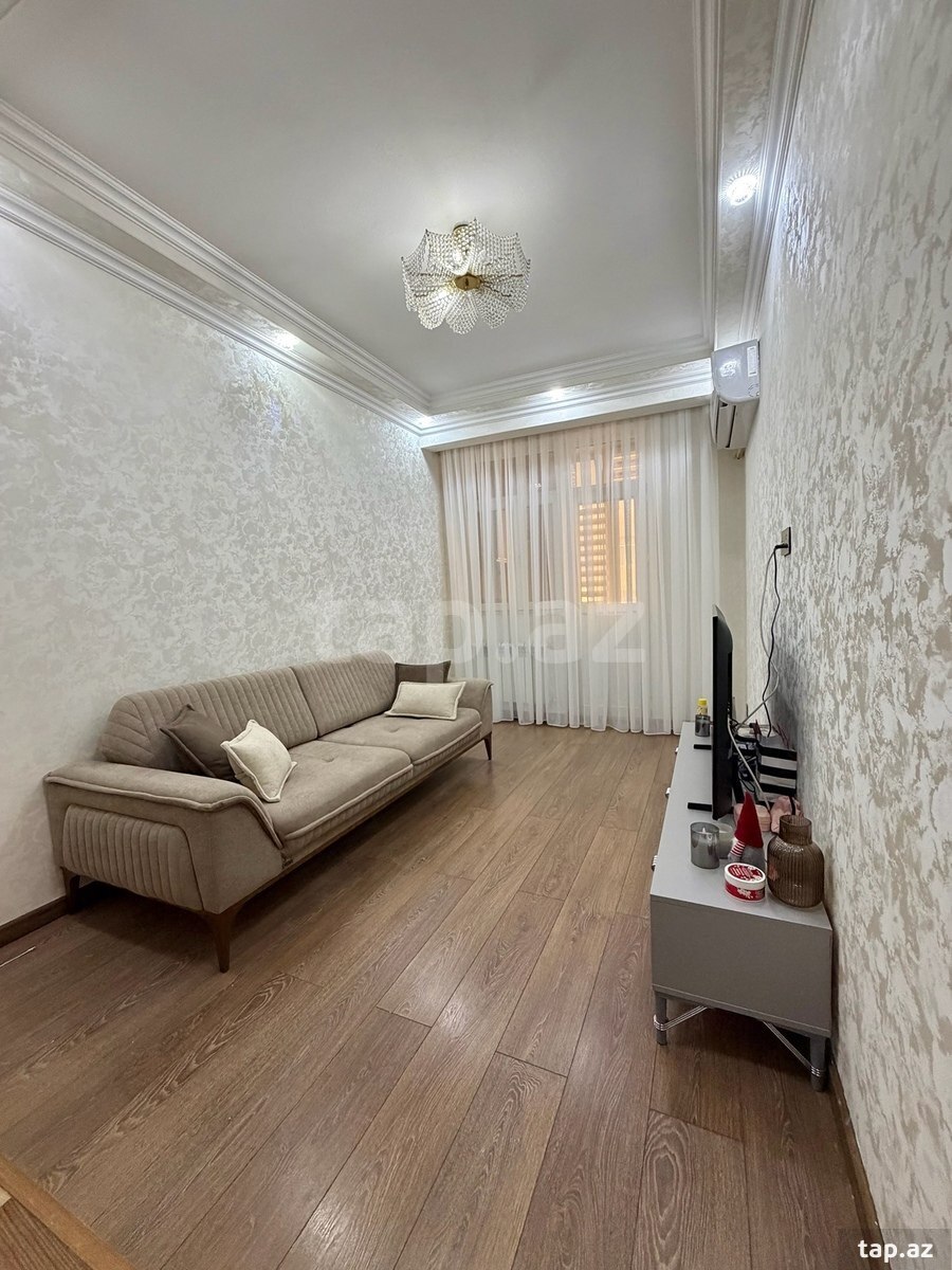 2-otaqlı yeni tikili, Həzi Aslanov m., 52 m²