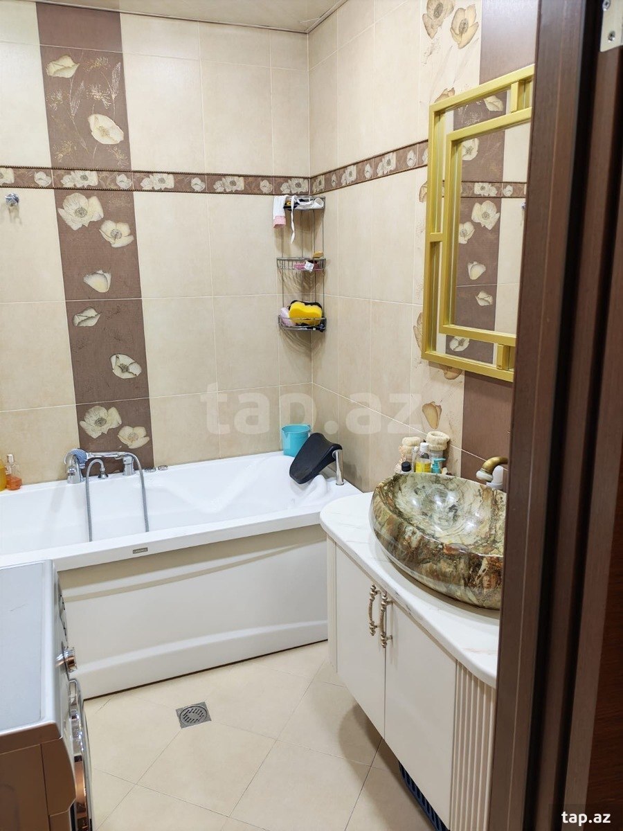 3-otaqlı yeni tikili, Nərimanov r., 109 m²