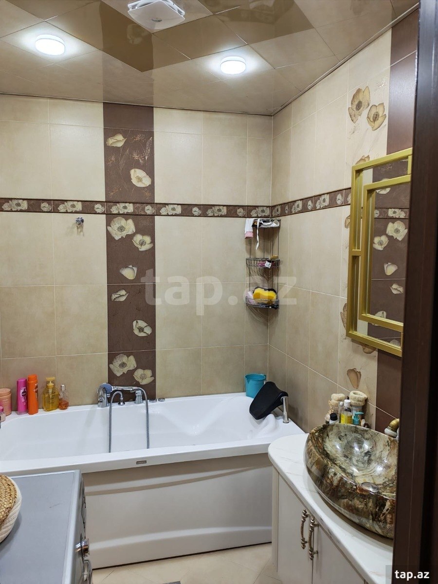 3-otaqlı yeni tikili, Nərimanov r., 109 m²
