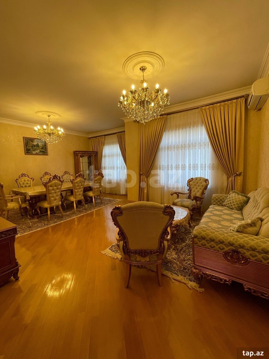 3-otaqlı yeni tikili kirayə verilir, İsmayıl bəy Qutqaşınlı küç., 145 m²
