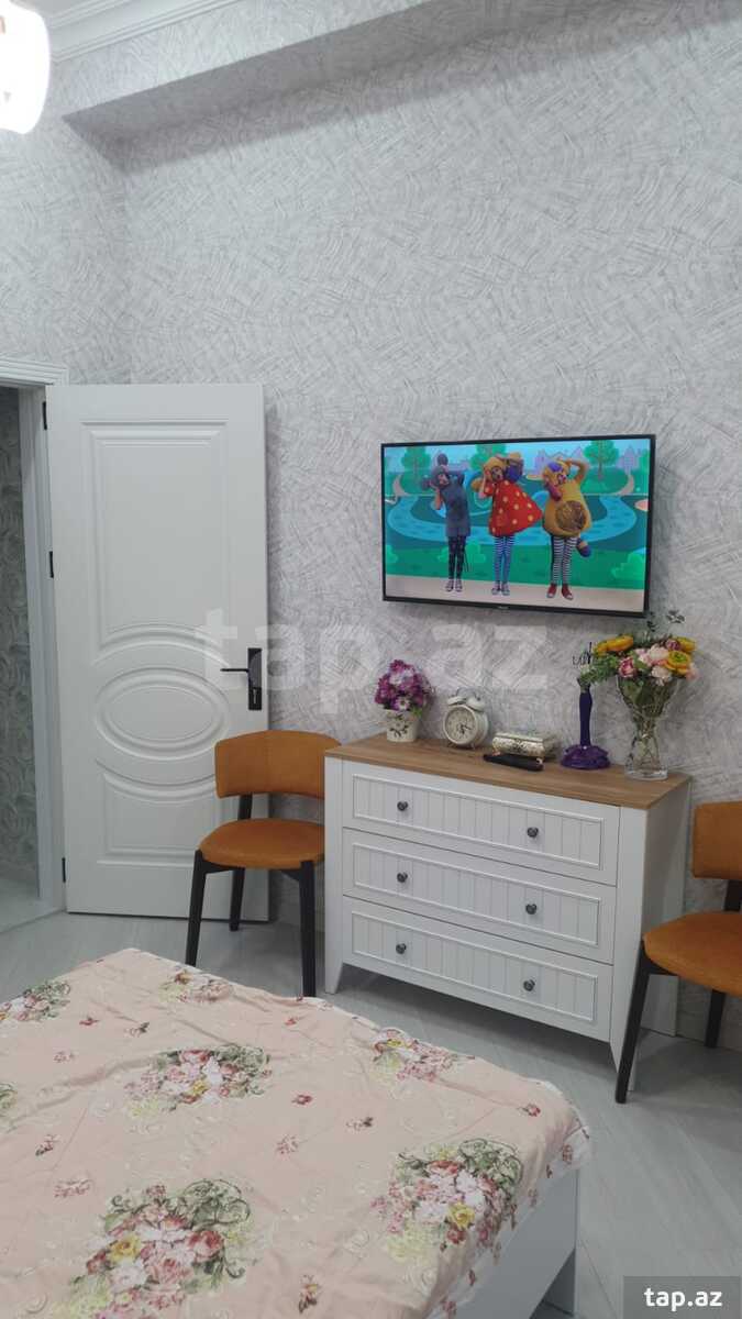 3-otaqlı yeni tikili kirayə verilir, Z.Xəlilov küç., 80 m²