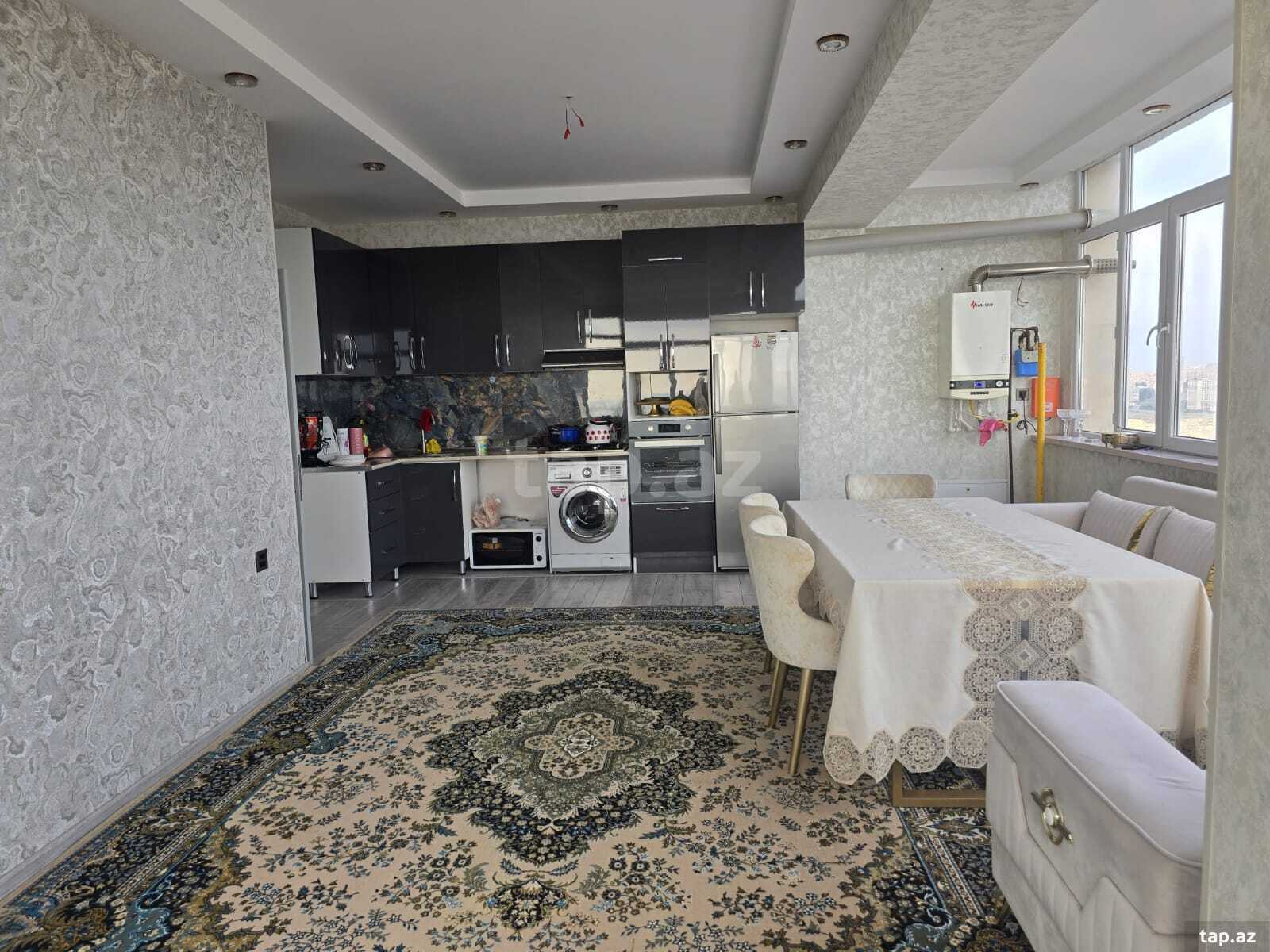 3-otaqlı yeni tikili, Xətai r., 87 m²