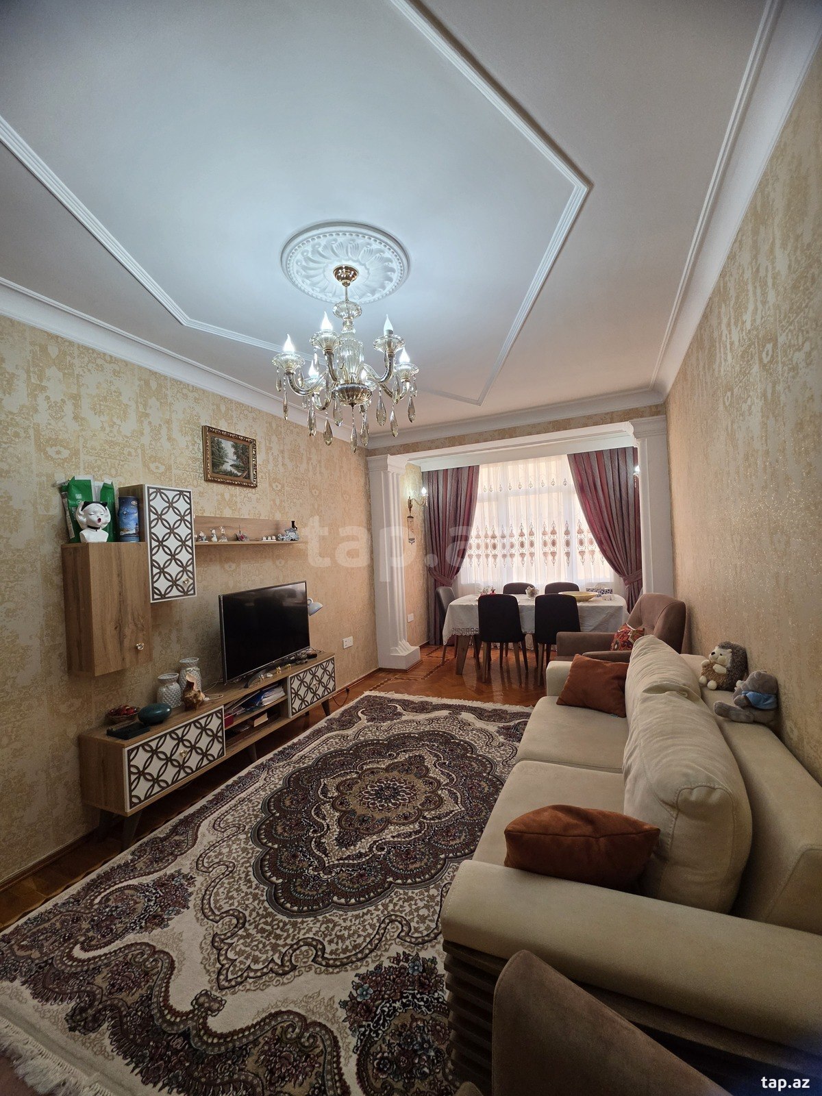 3-otaqlı mənzil, Nəsimi r., 74 m²