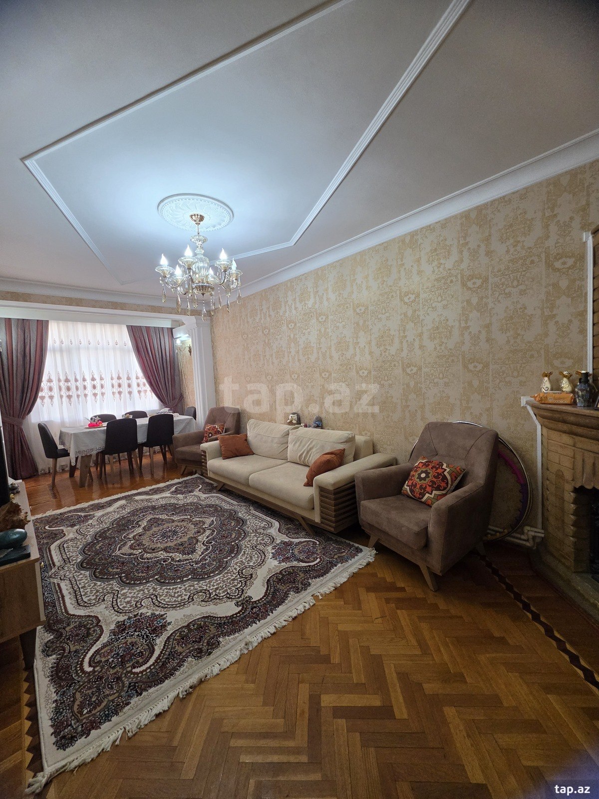 3-otaqlı mənzil, Nəsimi r., 74 m²
