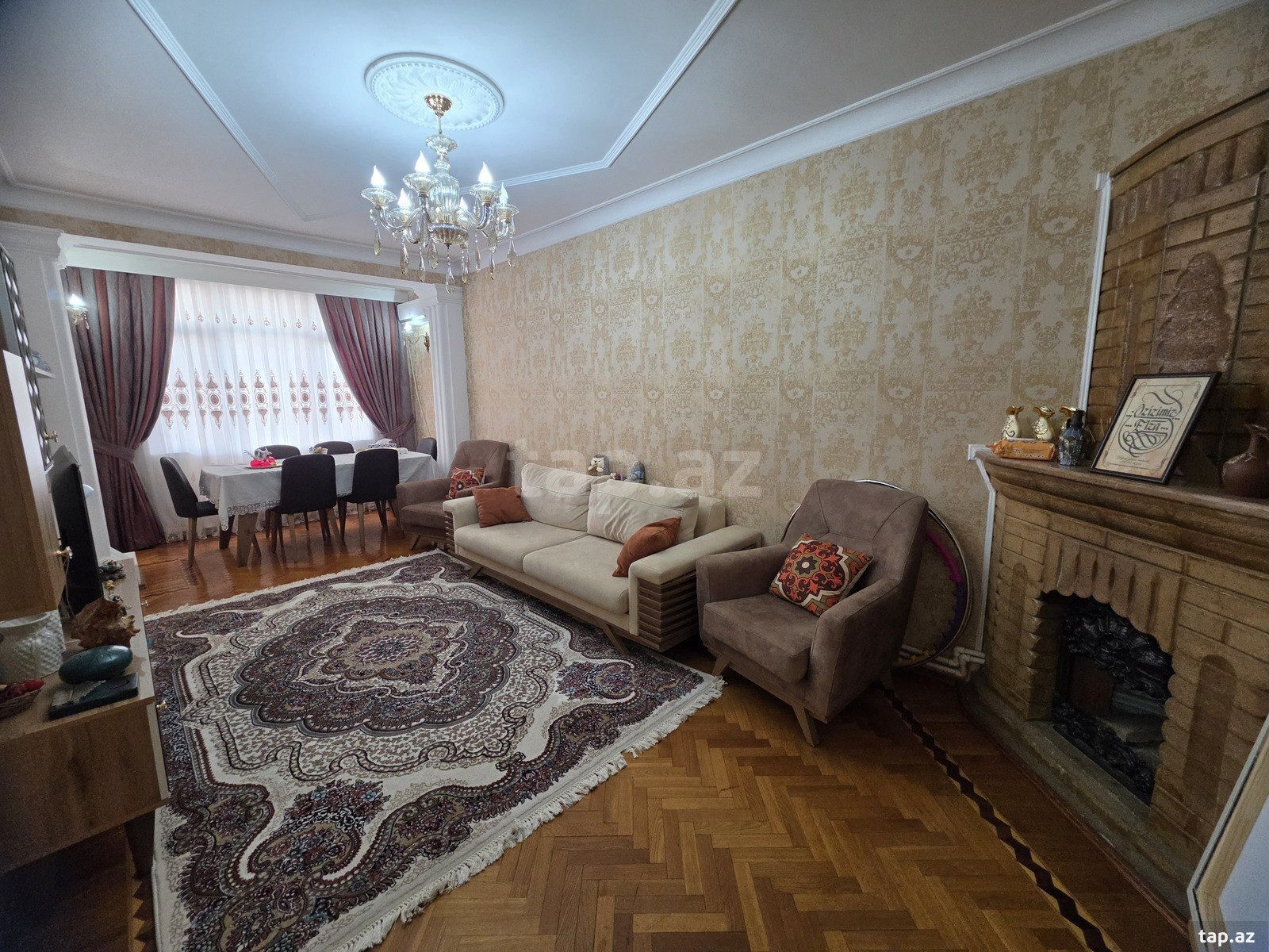 3-otaqlı mənzil, Nəsimi r., 74 m²