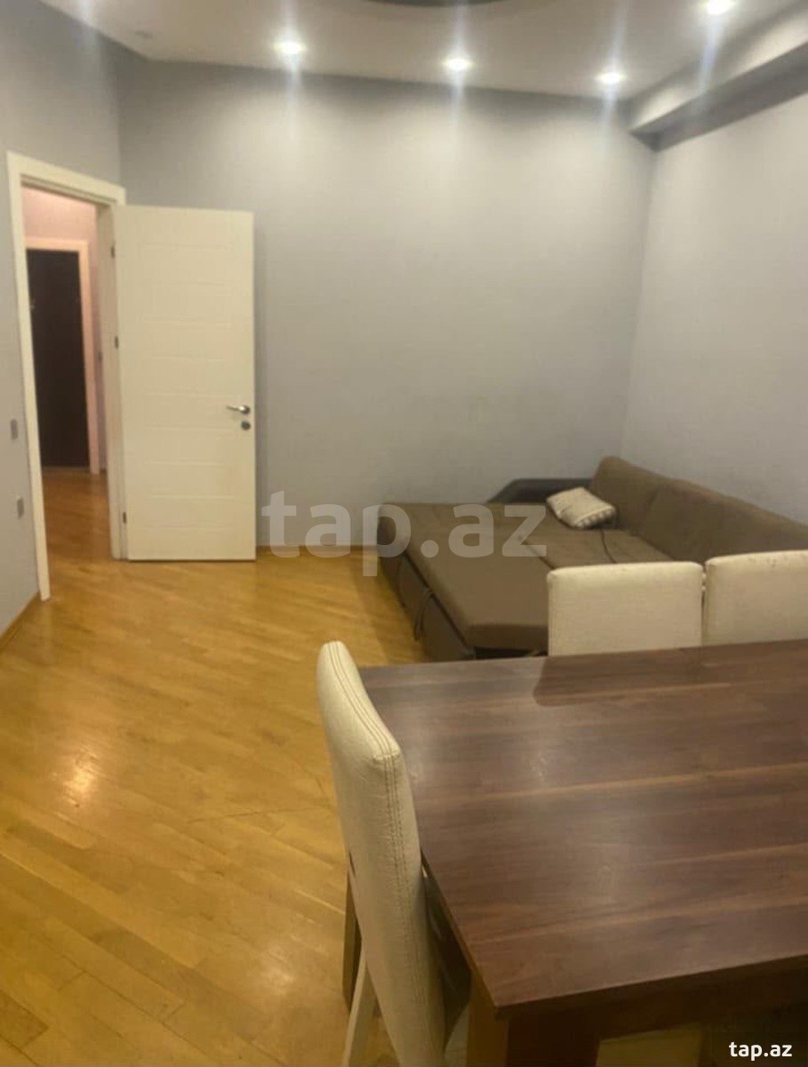 2-otaqlı yeni tikili kirayə verilir, N.Nərimanov m., 70 m²
