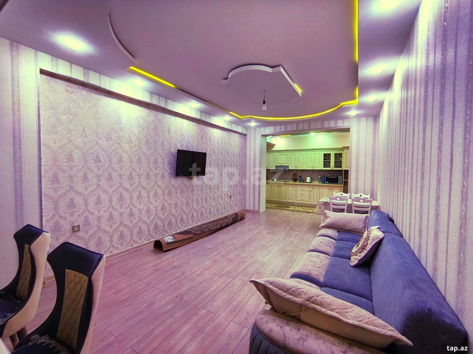 2-otaqlı yeni tikili kirayə verilir, 28 May m., 100 m²