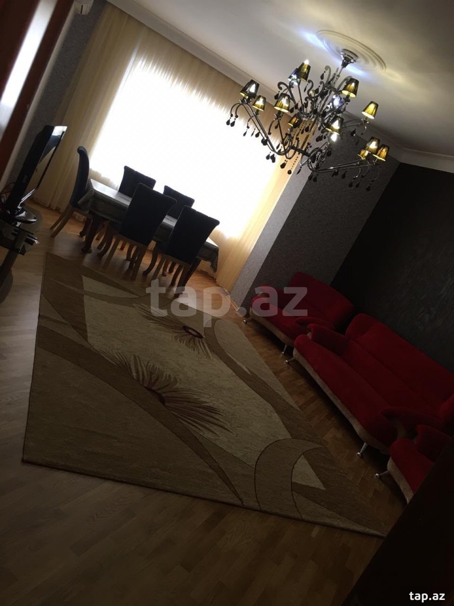 3-otaqlı yeni tikili kirayə verilir, Nəsimi r., 140 m²
