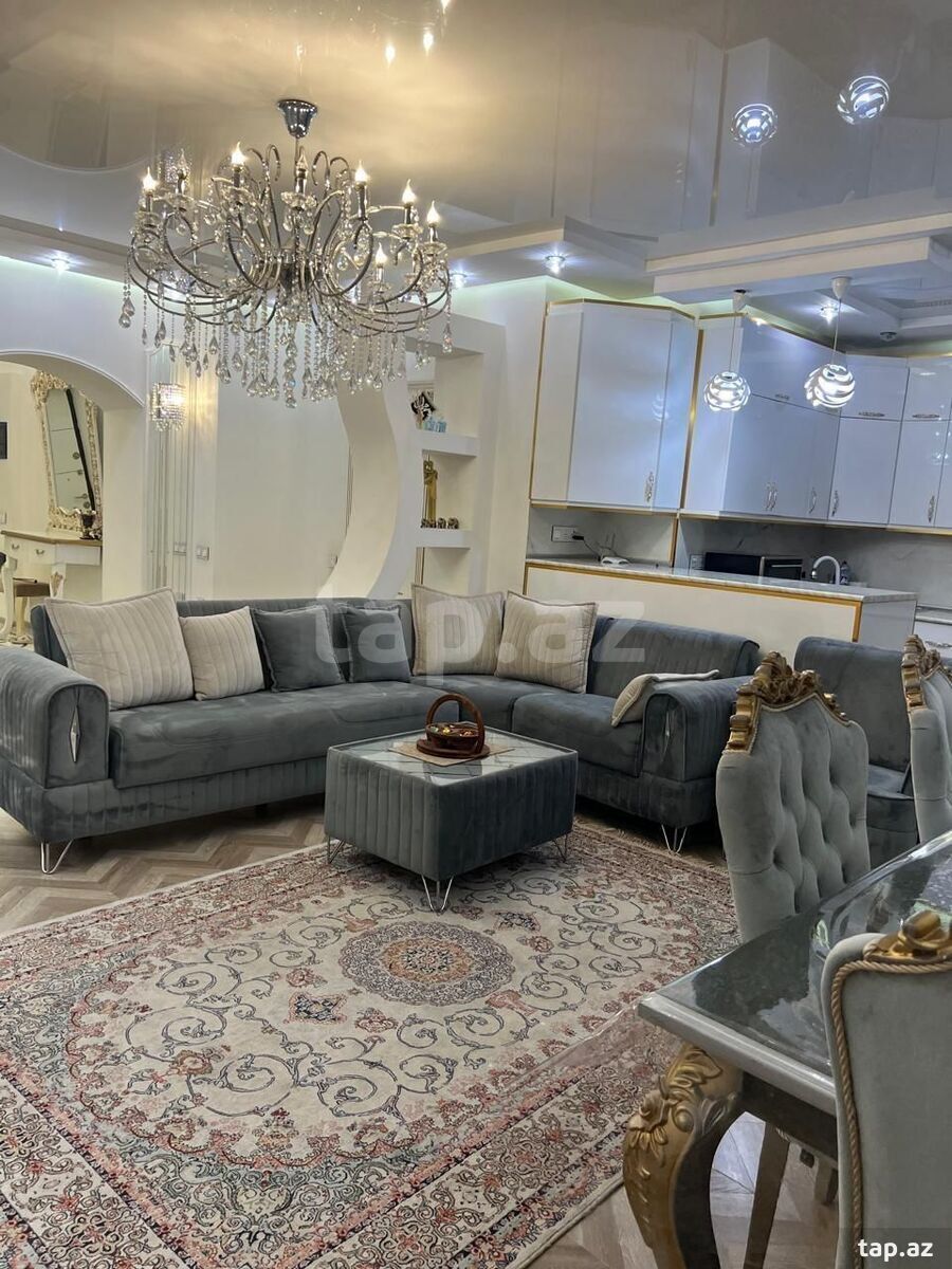 3-otaqlı yeni tikili kirayə verilir, Yasamal r., 110 m²