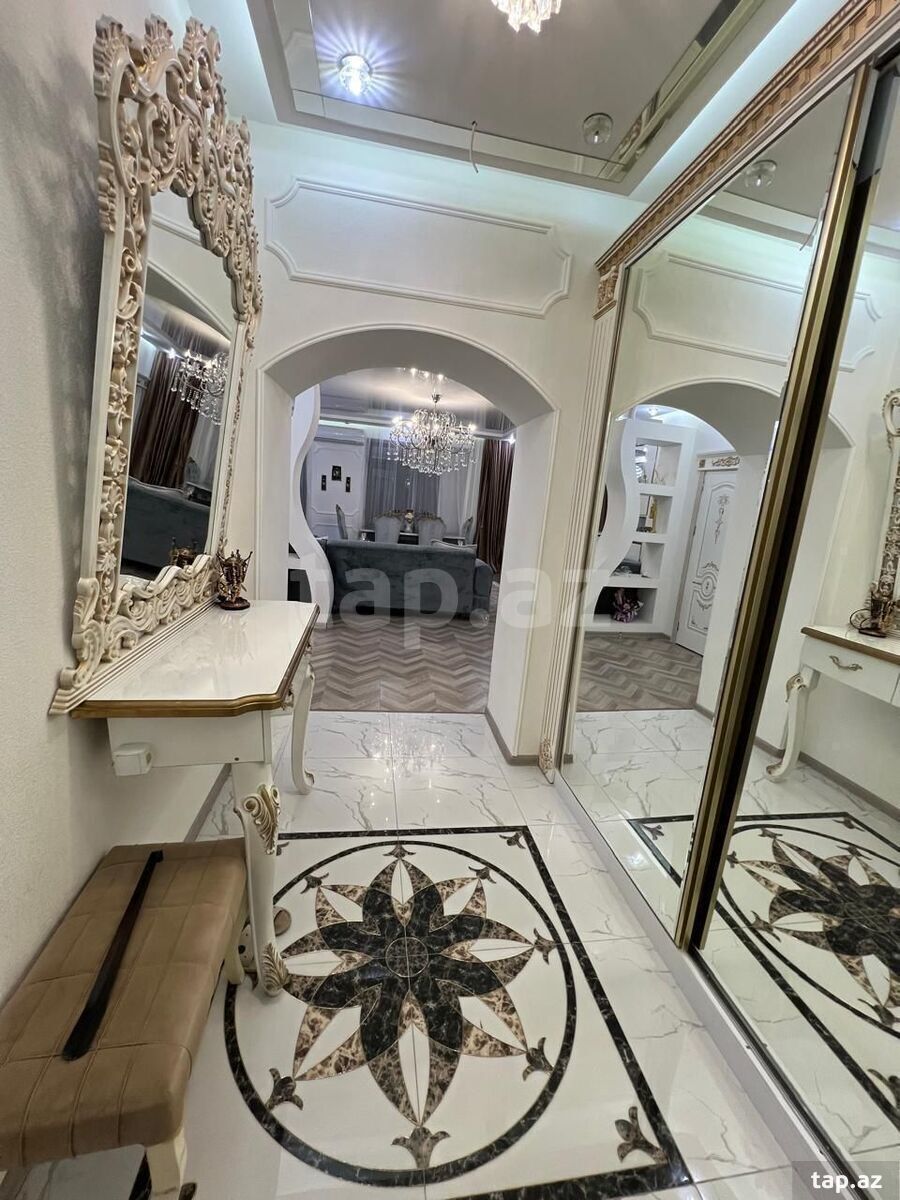 3-otaqlı yeni tikili kirayə verilir, Yasamal r., 110 m²