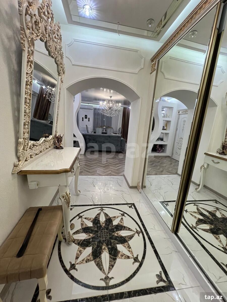 3-otaqlı yeni tikili kirayə verilir, Yasamal r., 110 m²