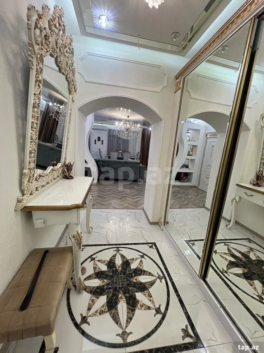 3-otaqlı yeni tikili kirayə verilir, Yasamal r., 110 m²