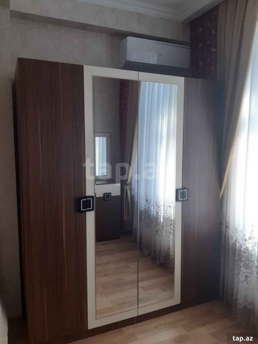3-otaqlı yeni tikili kirayə verilir, N.Nərimanov m., 90 m²