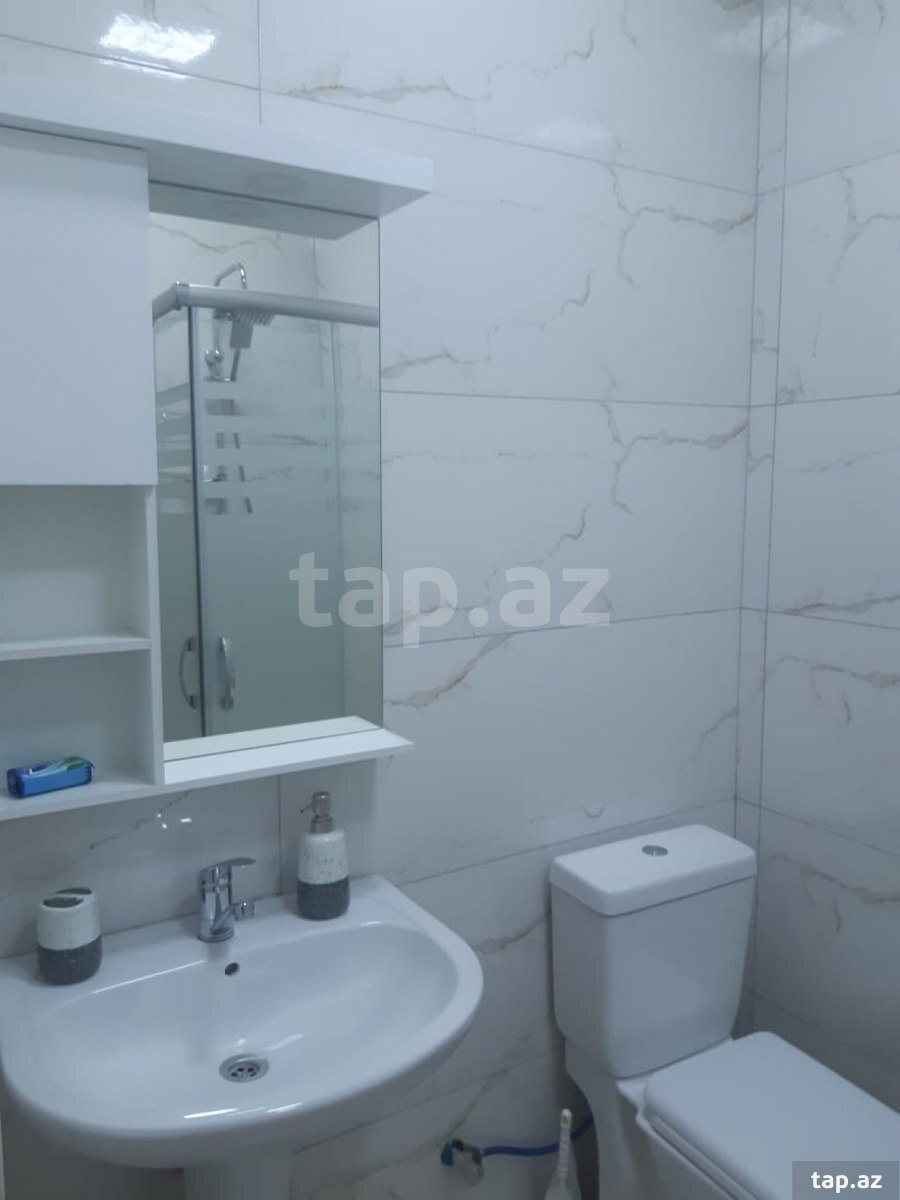 3-otaqlı yeni tikili kirayə verilir, N.Nərimanov m., 90 m²