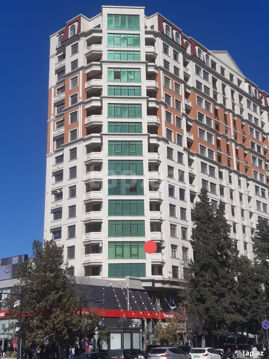 3-otaqlı yeni tikili kirayə verilir, N.Nərimanov m., 90 m²