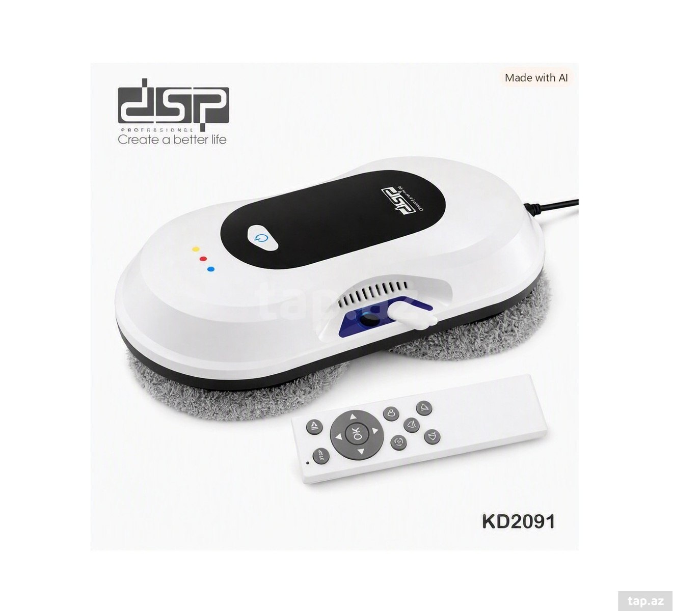 Robot pəncərə silən DSP KD-2091 — 5600 Pa — 1