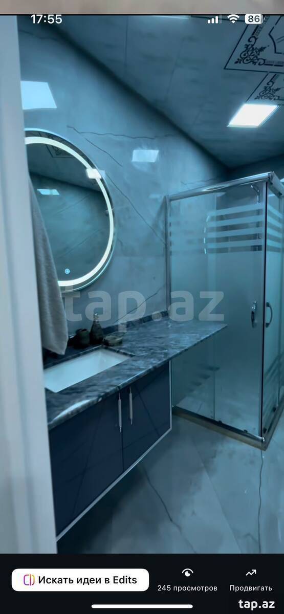 2-otaqlı yeni tikili, Xırdalan ş., 45 m²