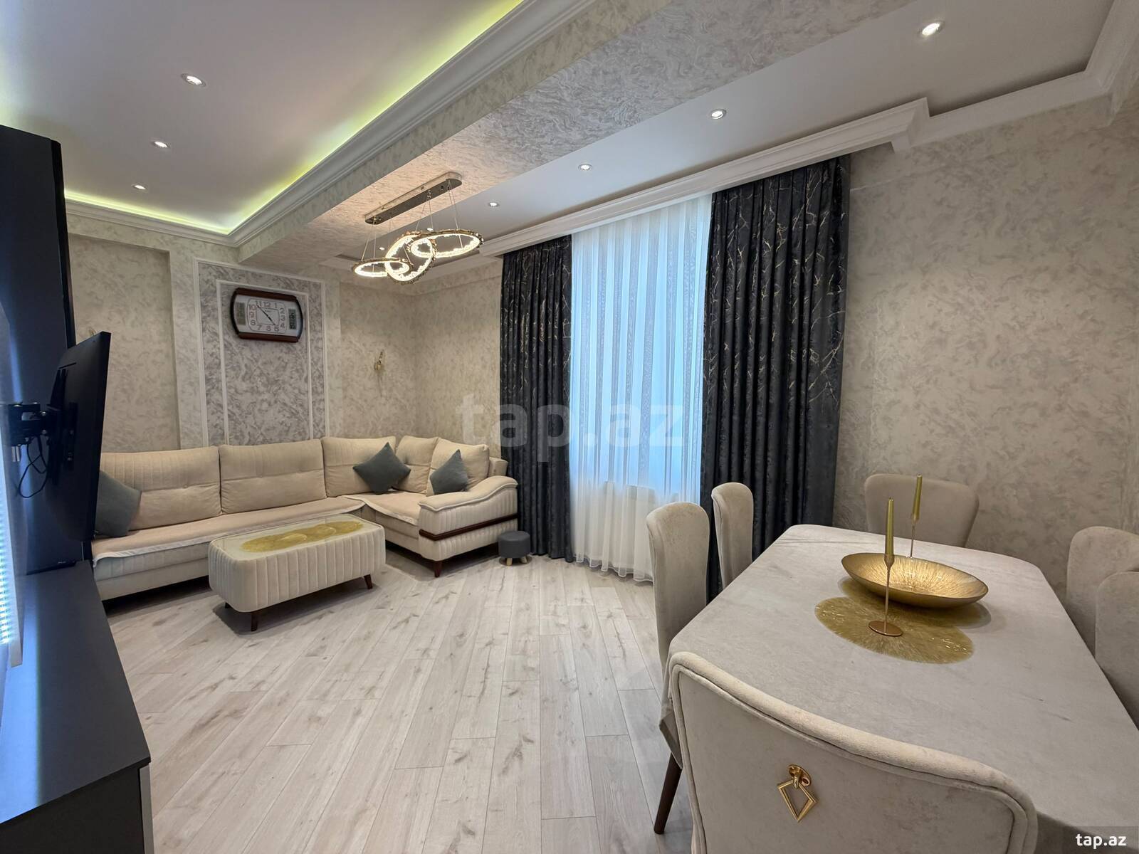 3-otaqlı yeni tikili, Xətai r., 91 m²